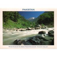 Pakistan Beautiful Postcard River Kunhar